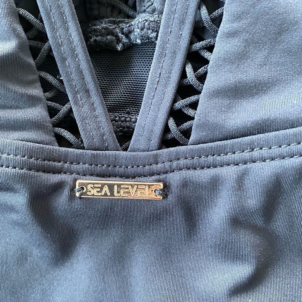 Sea Level Essentials Spliced One Piece Swimsuit 4 - Picture 8 of 11